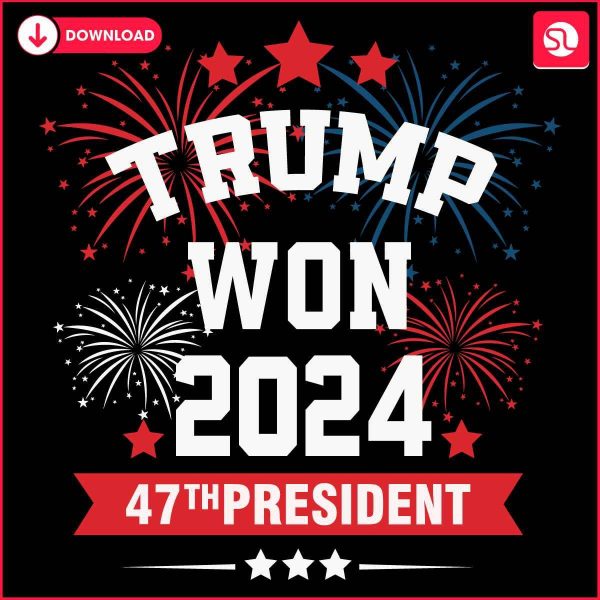 Trump 2024 Victory Celebration Fireworks PNG