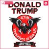 Trumps 47th President Eagle USA SVG