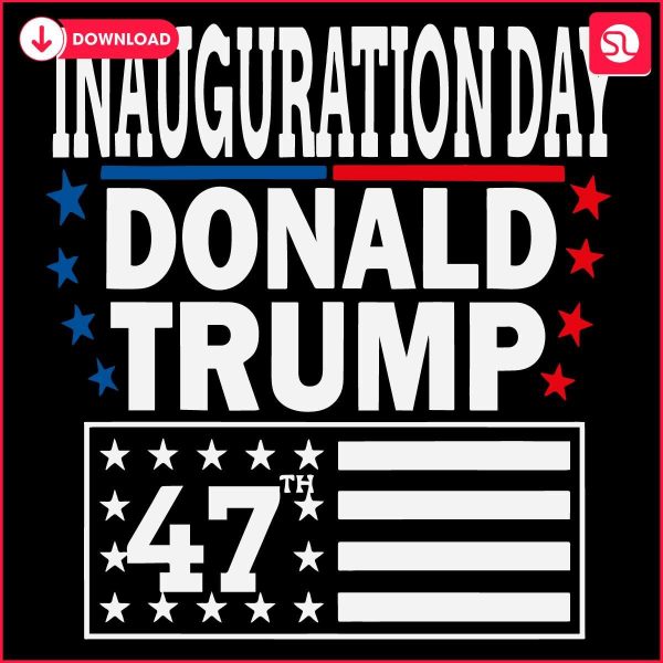 Inauguration Donald Trump America 47Th President SVG