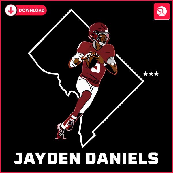 Jayden Daniels Washington Commanders State Star PNG