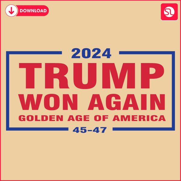 Golden Age of America 2024 Trumps Victory in SVG