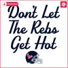 Keep Cool with Ole Miss Football Helmet Rebs SVG