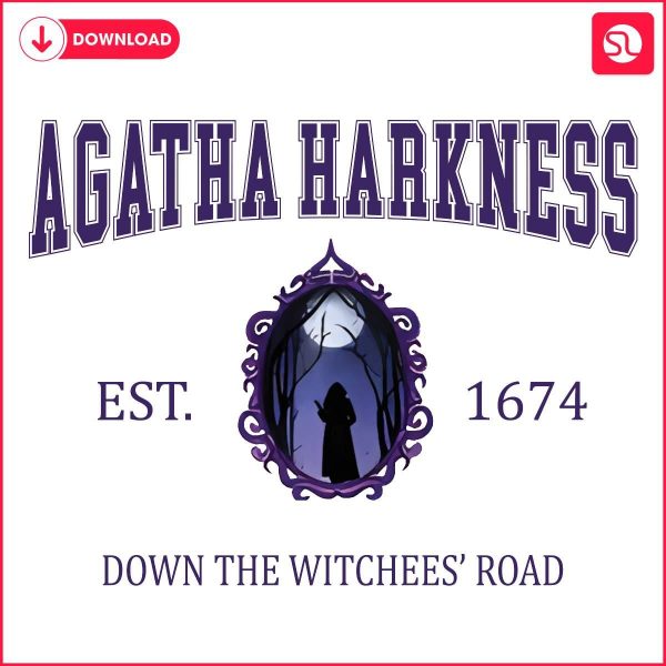 Discover Agatha Harkness Journey Through Witches Road PNG