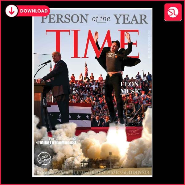 Elon Musk Named Time Person of the Year PNG Edition