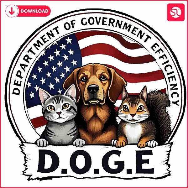 Government Efficiency Dept Doge Pet Fans PNG