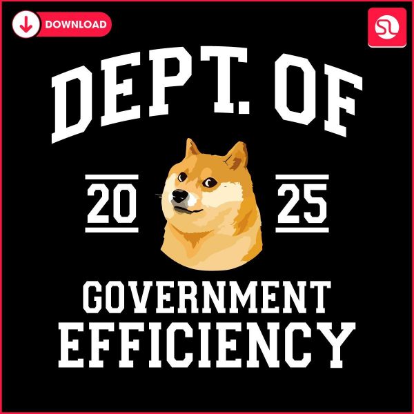 Retro Doge 2024 SVG for Govt Efficiency Fans