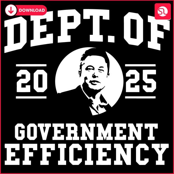 Retro Govt Efficiency Elon Musk 2024 SVG Design