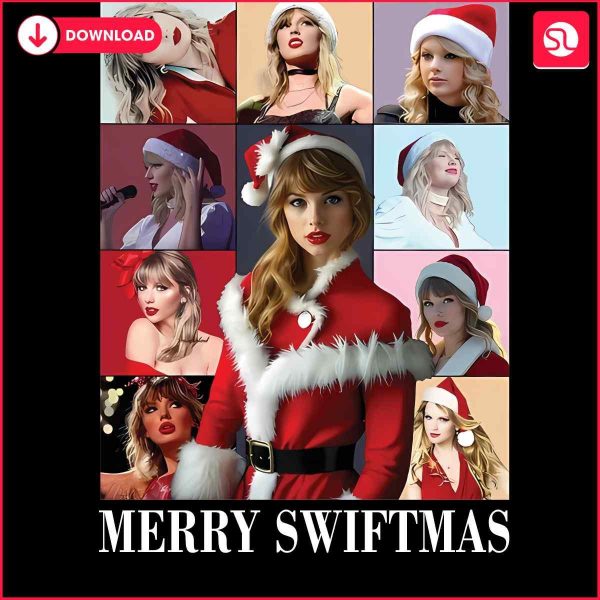 Festive Swiftmas Eras Tour Taylor Swift PNG Delight