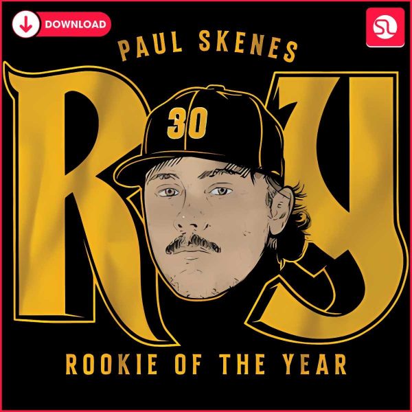 Paul Skenes 30 Rookie Of The Year PNG