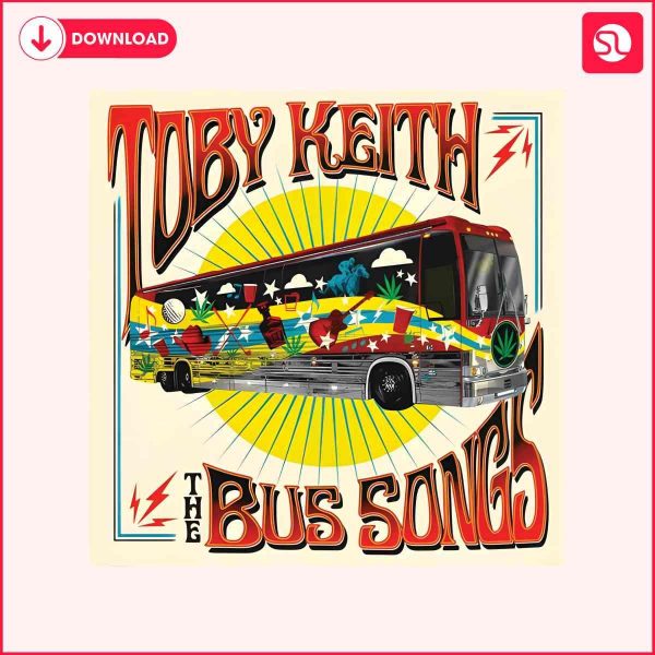 Vintage Toby Keith The Bus Songs PNG Collection