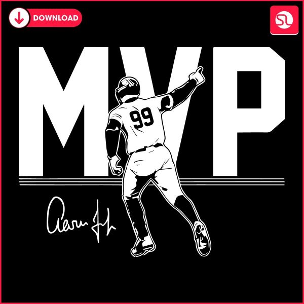 New York Yankees MVP Aaron Judge Signature PNG