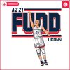 Azzi Fudd UConn Huskies 35 Womens Basketball PNG