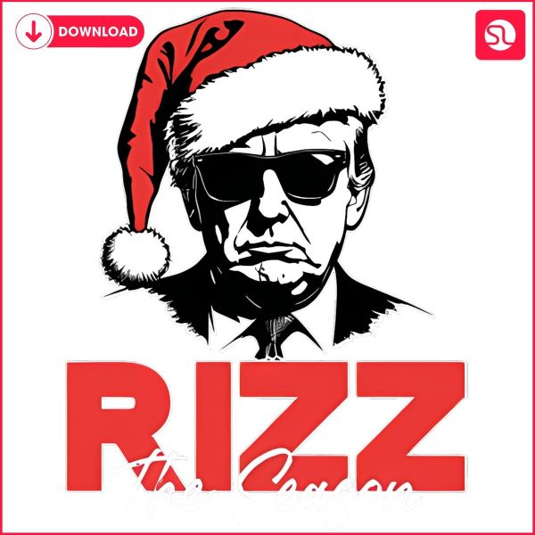 Santa Hat PNG Trump Rizz for the Season