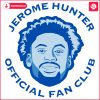 Join Jerome Hunters Fan Club with This Big Face SVG