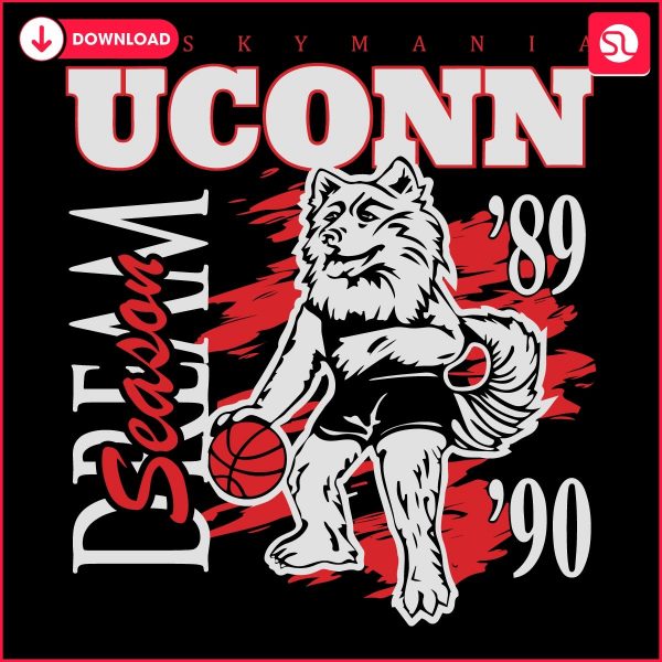 Uconn Huskies 19891990 Dream Season SVG