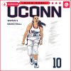 UConn Huskies Nika Muhl 10 Womens Basketball PNG File