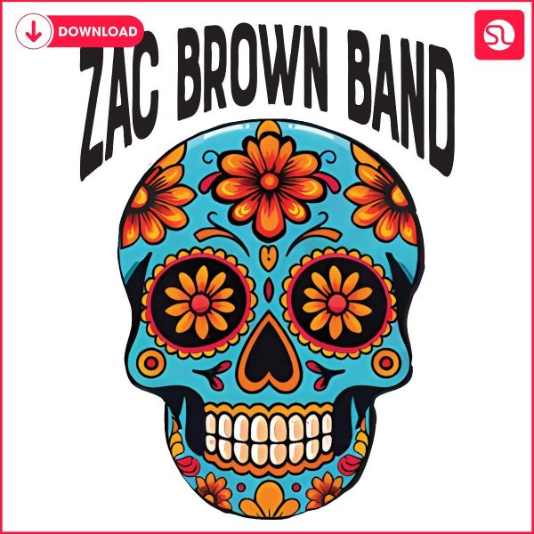 Zac Brown Band Sugar Skull PNG Art