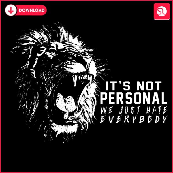 Express Yourself Boldly with Our Lions SVG Not AntiSocial Just