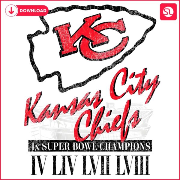 SVG of the 4Time Super Bowl Victors Kansas City Chiefs