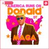 America Runs On Donald MAGA PNG