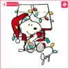 Experience Festive Delight with Snoopy Christmas SVG