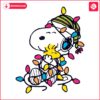 Sparkle up Christmas with Snoopy Woodstock Light Paint SVG