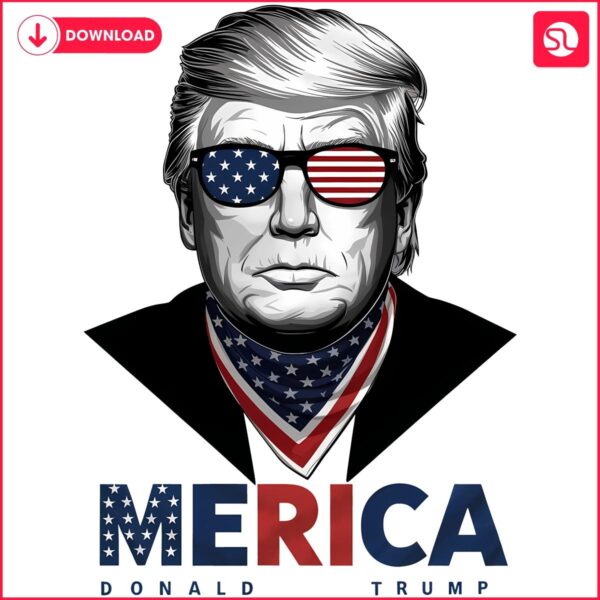 4th of July Trump Merica Sunglasses PNG Edition