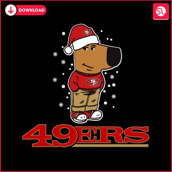 Relaxed San Francisco 49ers Christmas SVG for Cool Dudes