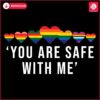 Secure in my Love Rainbow Heart SVG