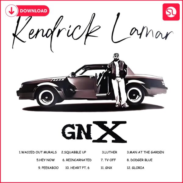 Kendrick Lamars Gnx Album Tracklist in PNG Format