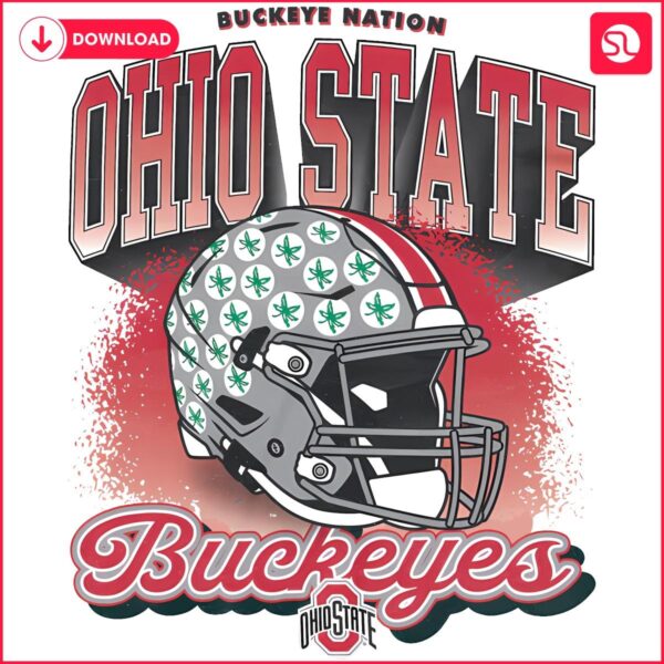 Ohio State Buckeyes Helmet SVG for Buckeye Nation Fans