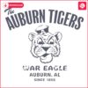 Retro Auburn Tigers Football War Eagle SVG Design