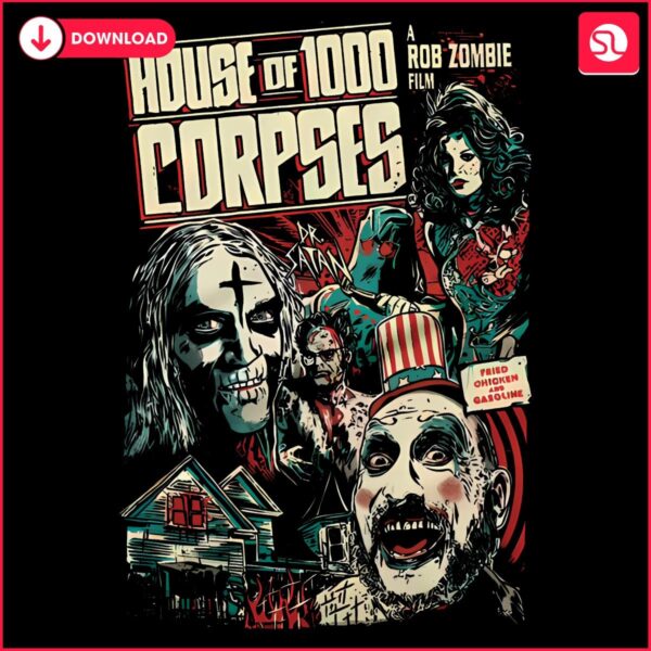 Rob Zombies House of 1000 Corpses PNG Art Extravaganza