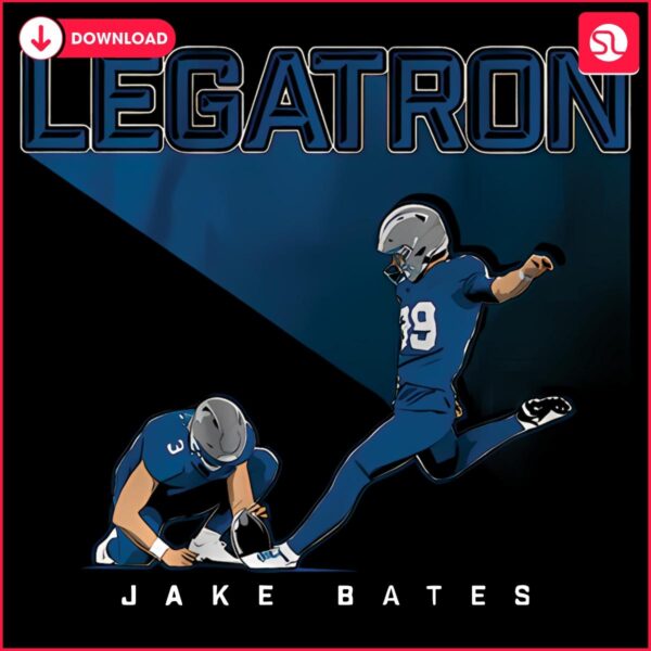 Detroit Lions Star Jake Legatron Bates SVGPNG Design