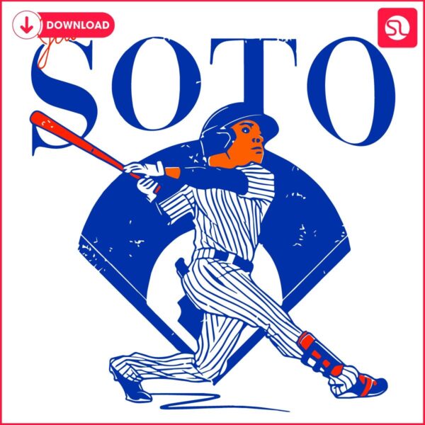 Juan Soto Cartoon Queens Diamond in Yankees SVG Format