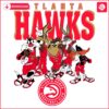 Atlanta Hawks Looney Tunes NBA Basketball Fun SVG