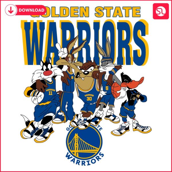 Looney Tunes NBA Warriors SVG Magic