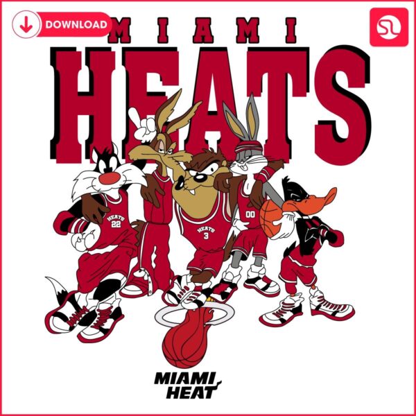 Miami Heat x Looney Tunes NBA Basketball SVG Magic