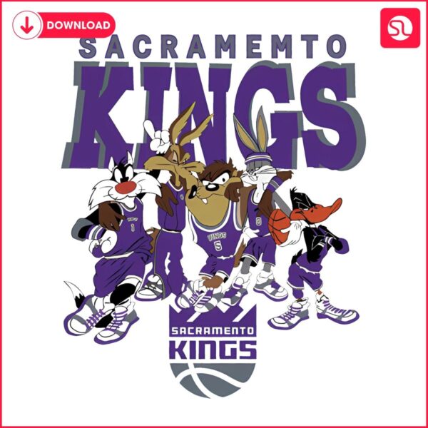 Sacramento Kings Looney Tunes NBA Basketball in PNG Format