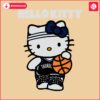 Hello Kitty Basketball SVG Oklahoma City Thunder Edition