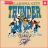 Looney Tunes Meet NBA Oklahoma Thunder Basketball PNG