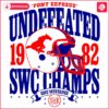 Pony Express SMU Mustangs 1982 SWC Champs SVG