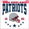 Vintage 1960 Patriots Helmet SVG Classic Football Design