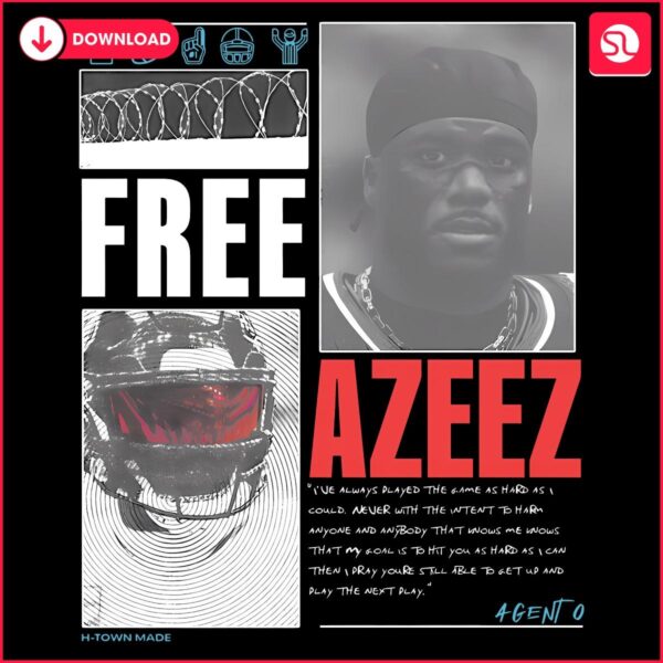 Azeez Al Shaair Free Azeez Texans PNG Download