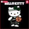 Hello Kitty Hoops Milwaukee Bucks SVG Design