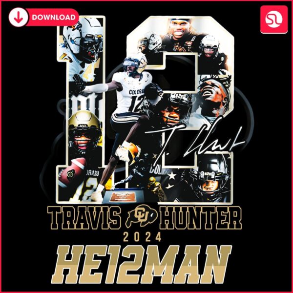 Travis Hunters He12Man 2024 PNG for Buffaloes Fans