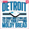 Detroit Lions Moldy Bread Art Choose SVG or PNG