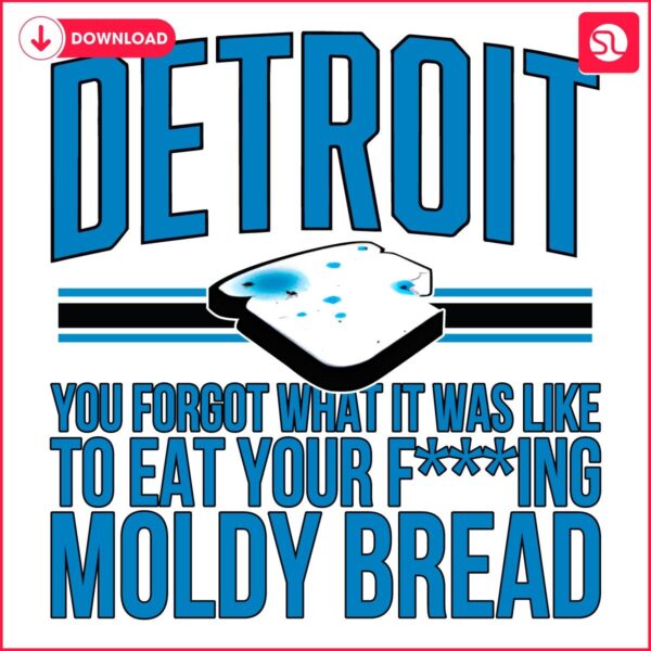 Detroit Lions Moldy Bread Art Choose SVG or PNG