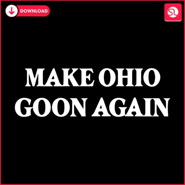 Revive Ohio Goon Spirit with SVG Art