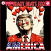 Trump Valentines Day My Heart Beats for America PNG